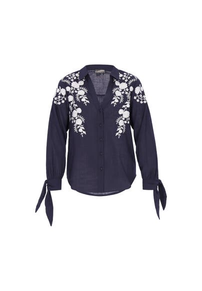 DREIMASTER Bluse navy