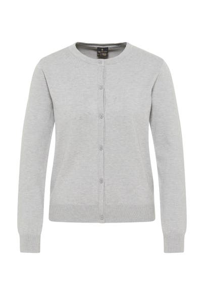 DREIMASTER Strickjacke Grau Melange