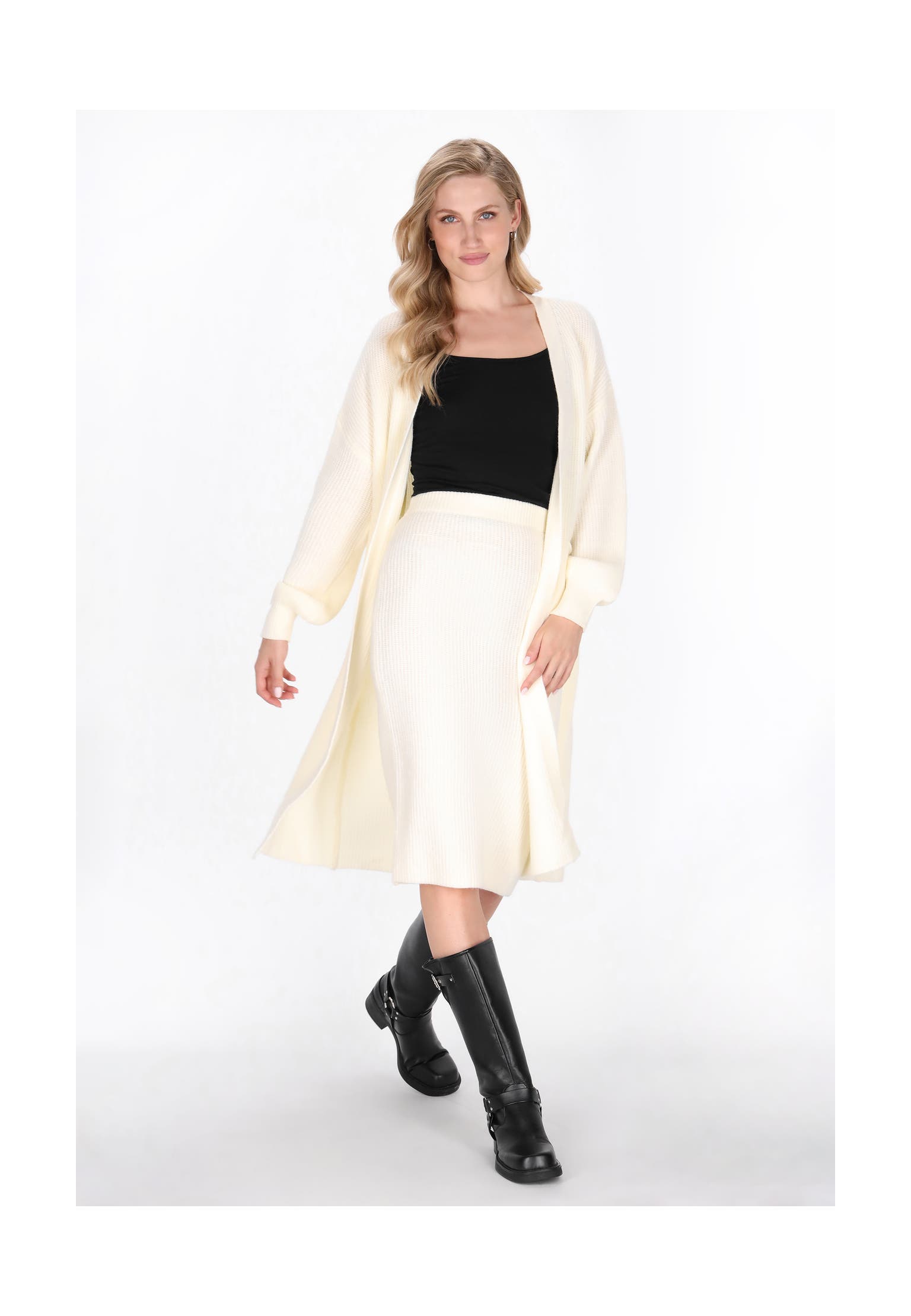 DREIMASTER Strickjacke offwhite, Bild 1