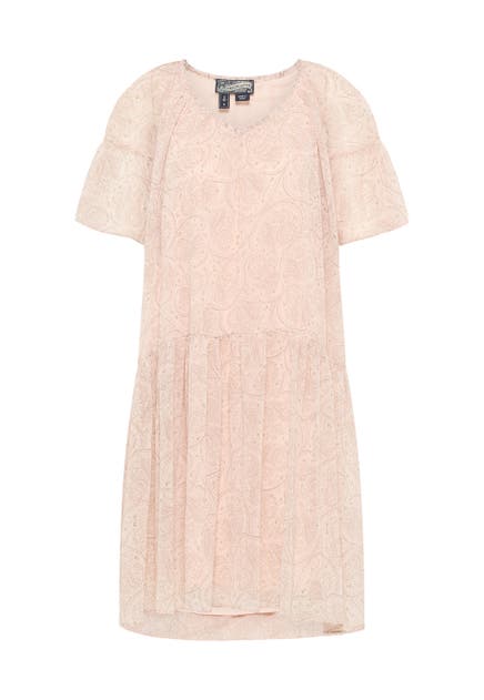 DREIMASTER Casual-Kleid Rosa Mehrfarbig