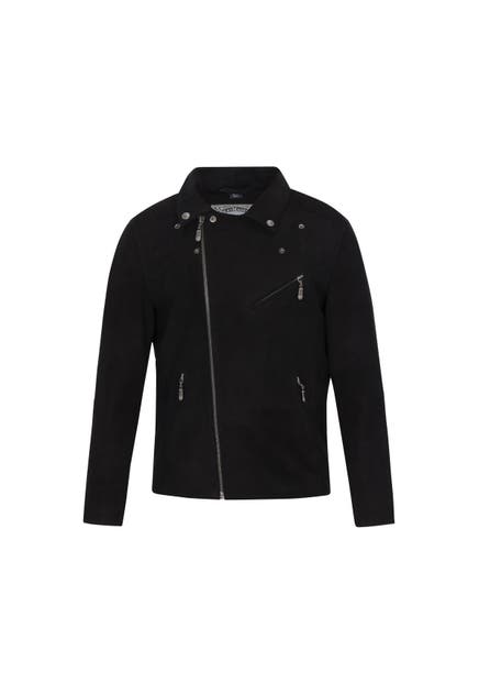 DREIMASTER Lederjacke black