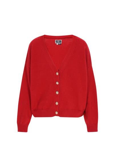 DREIMASTER Strickjacke red