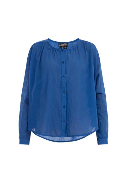 DREIMASTER Casual-Bluse Blau