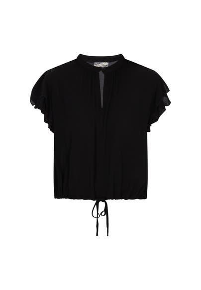 DREIMASTER Casual-Bluse Schwarz