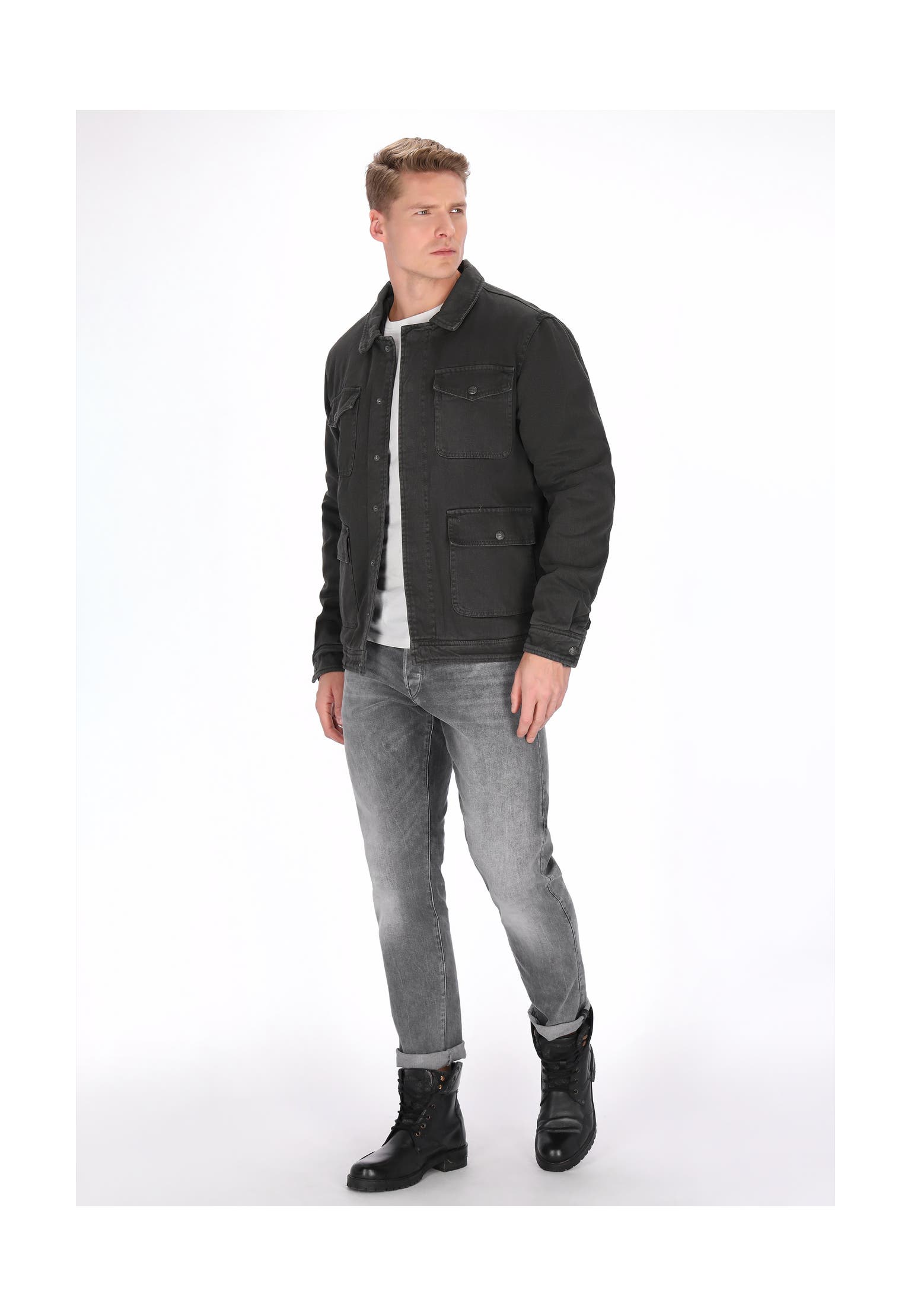 DREIMASTER Übergangsjacke dark grey, Bild 1