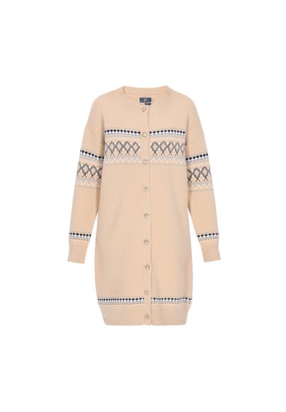 DREIMASTER Strickjacke sand