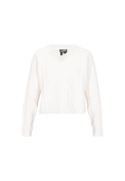 DREIMASTER Pullover offwhite