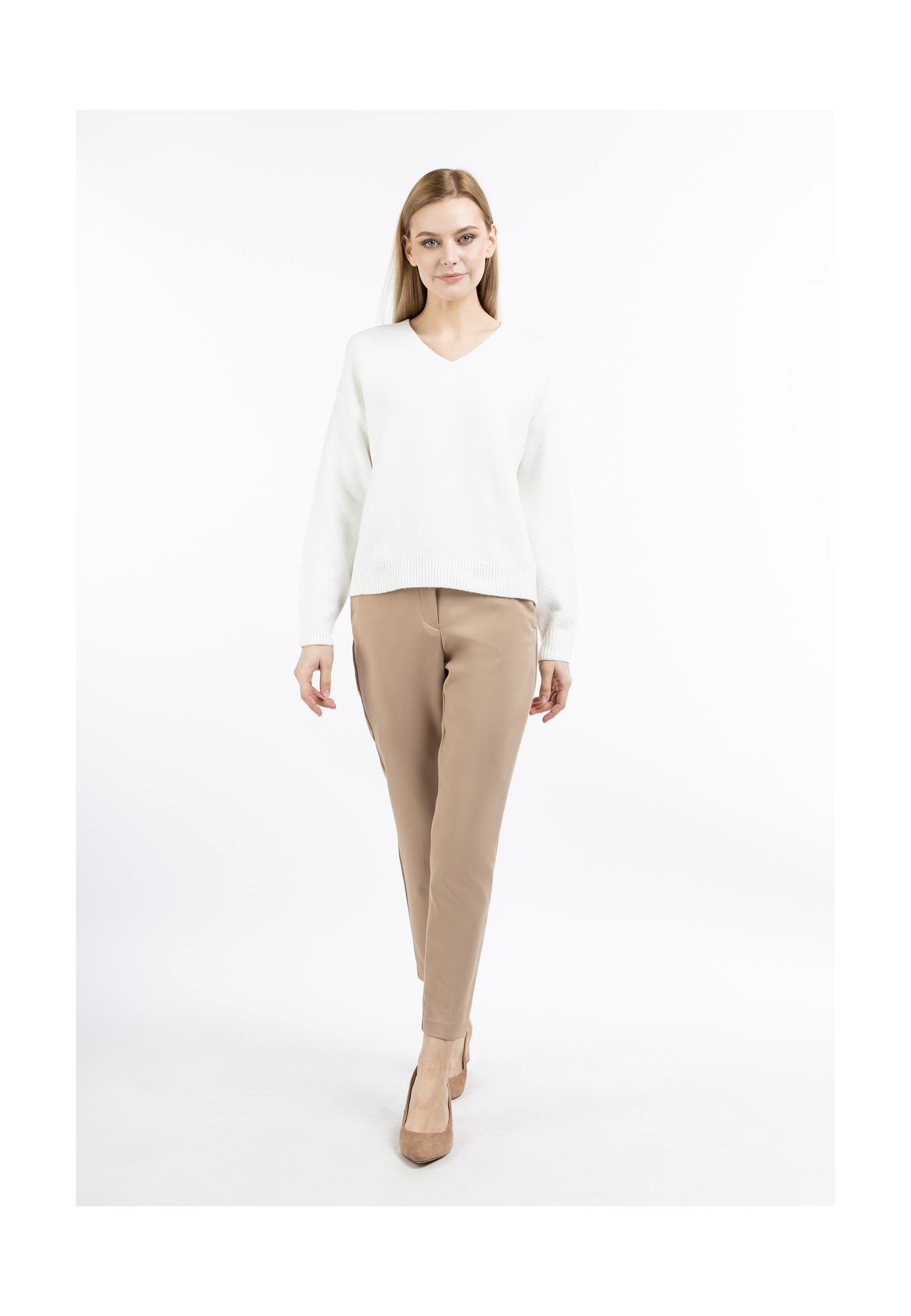 DREIMASTER Pullover Wollweiss, Bild 1