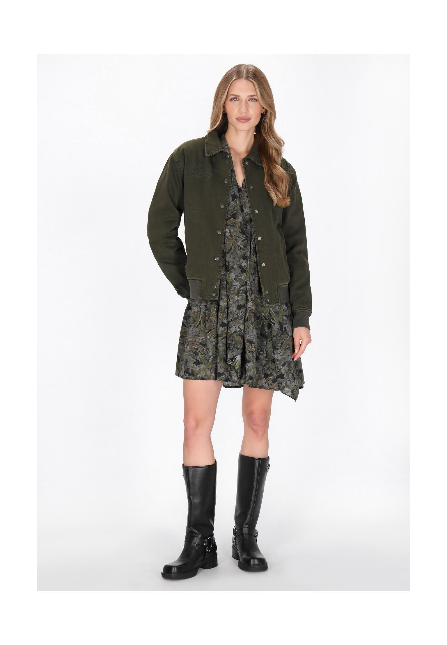 DREIMASTER Übergangsjacke military olive, Bild 1