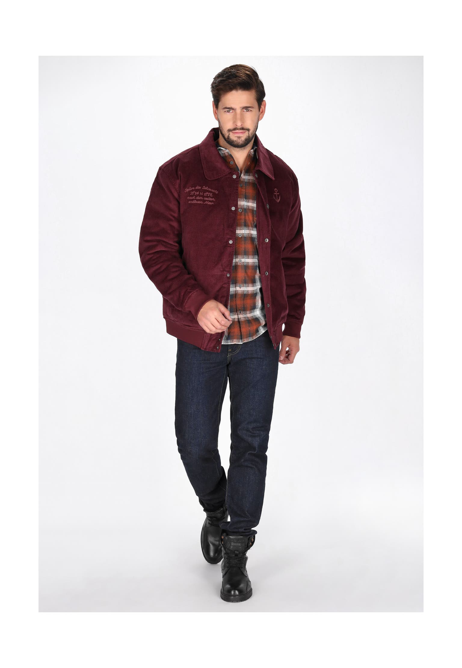 DREIMASTER Übergangsjacke burgundy, Bild 1