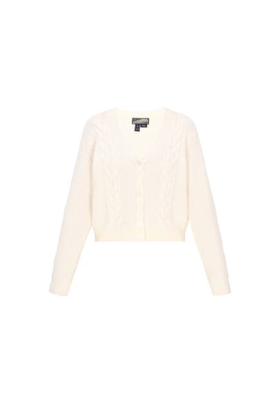 DREIMASTER Strickjacke offwhite