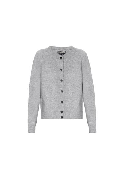 DREIMASTER Strickjacke grey melange