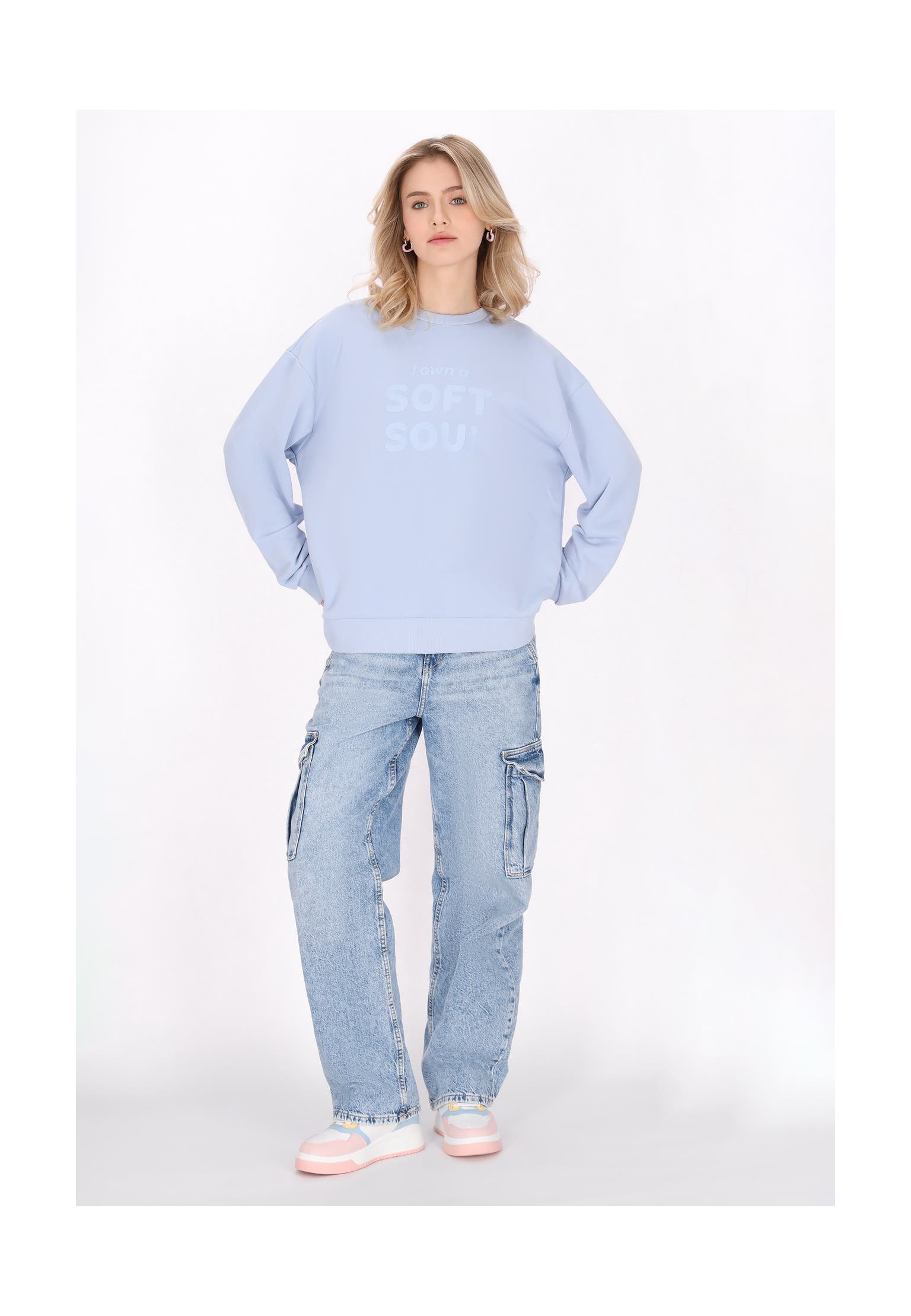 MYMO Sweatshirt light blue, Bild 1