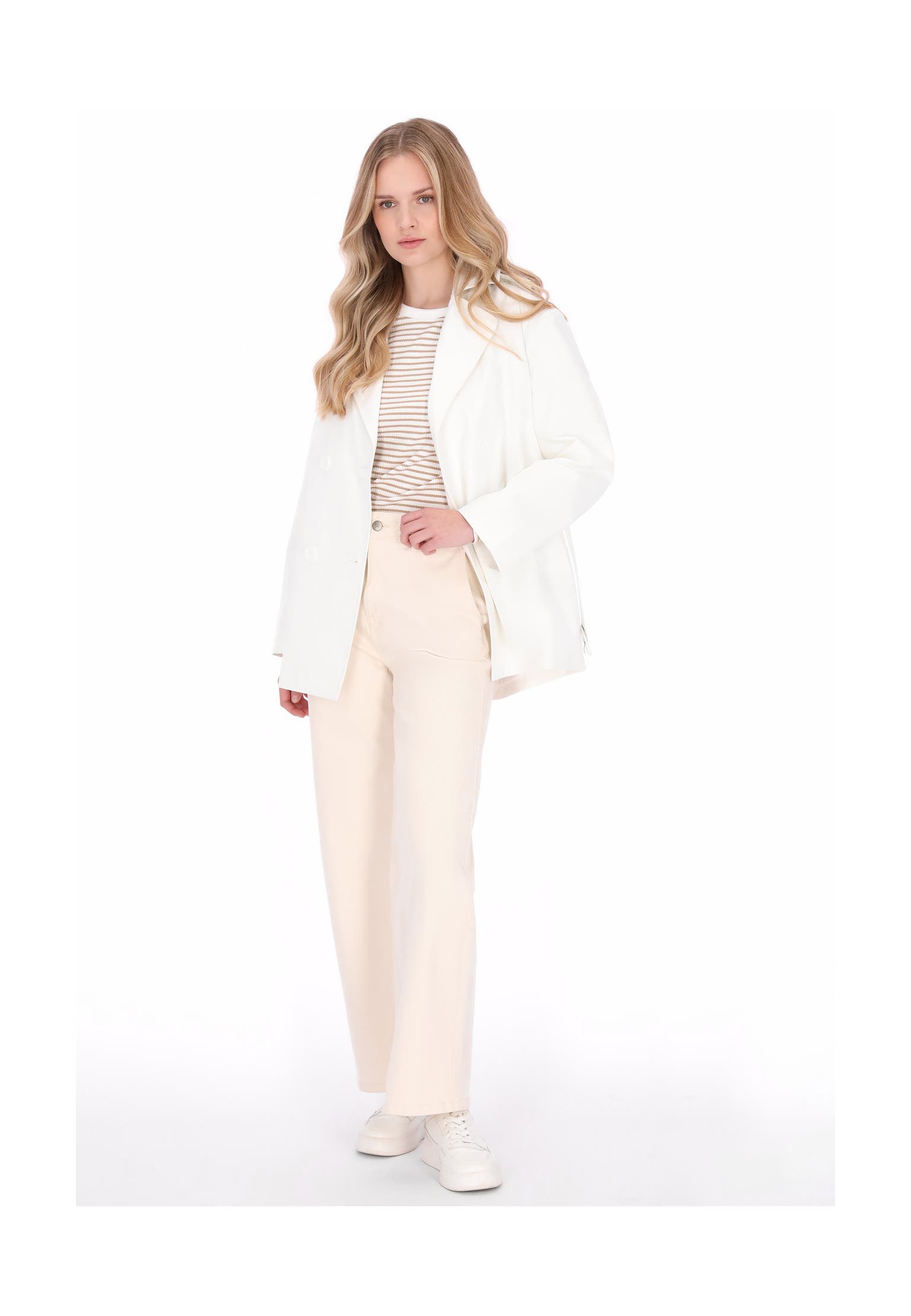 SCHMUDDELWEDDA Mantel offwhite, Bild 1