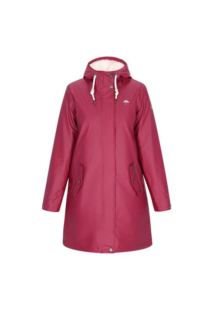 SCHMUDDELWEDDA Regenjacke wine red