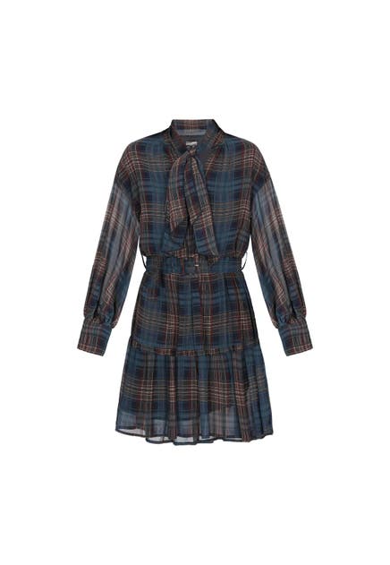 DREIMASTER Casual-Kleid grey check