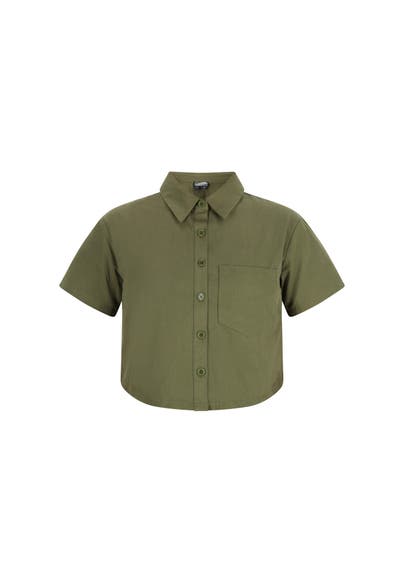 DREIMASTER Casual-Bluse Oliv