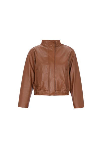 DREIMASTER Lederjacke light brown