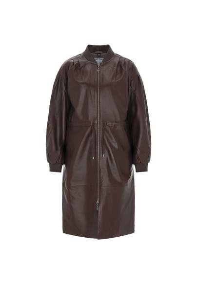DREIMASTER Mantel coffee brown
