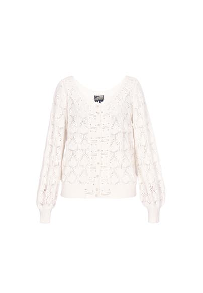 DREIMASTER Strickjacke offwhite