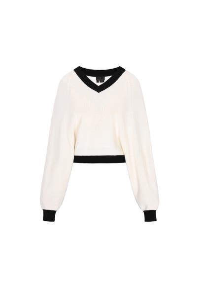 DREIMASTER Pullover offwhite