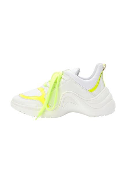 MYMO Sneaker white yellow