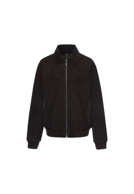 DREIMASTER Lederjacke brown