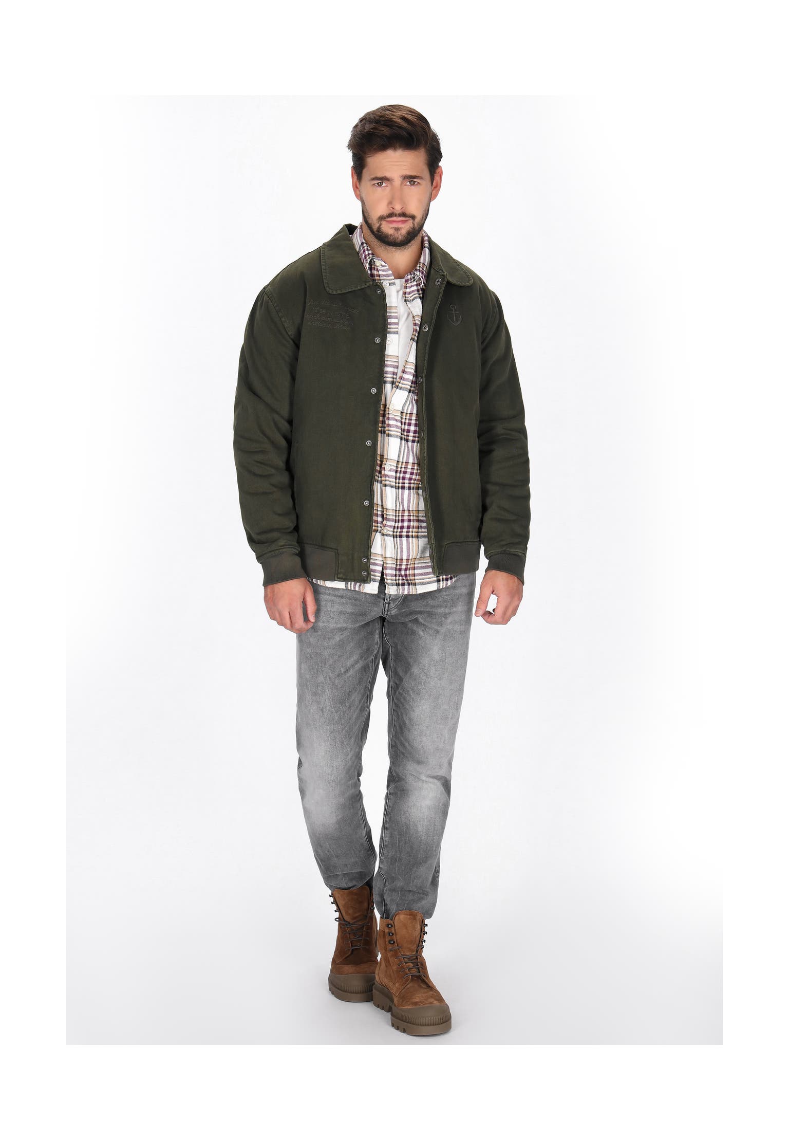DREIMASTER Übergangsjacke military olive, Bild 1