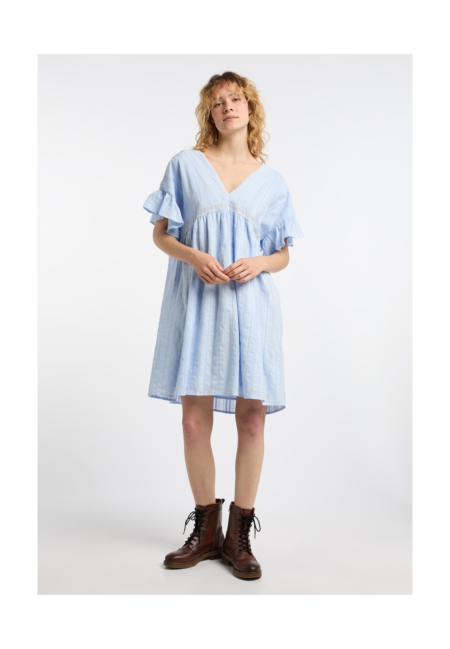 DREIMASTER Casual-Kleid Hellblau, Bild 1