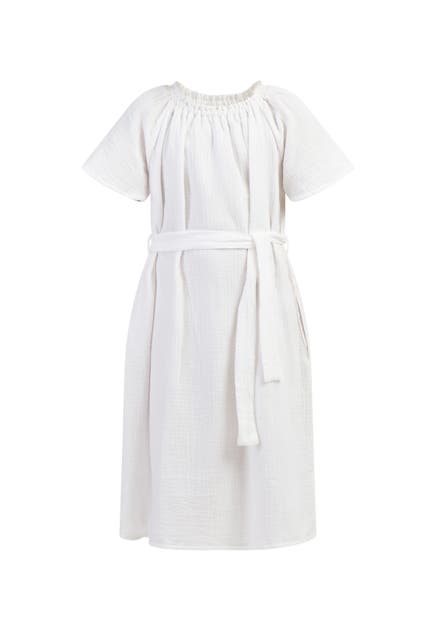 DREIMASTER Kleid WEISS