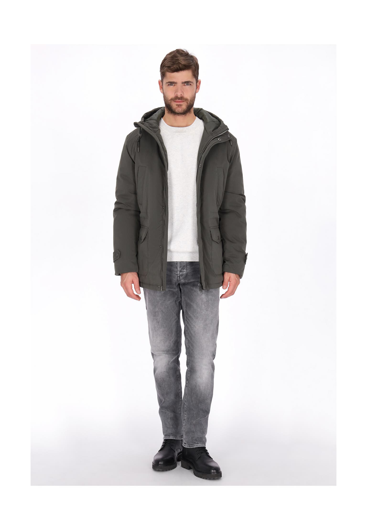 DREIMASTER Übergangsjacke military olive, Bild 1