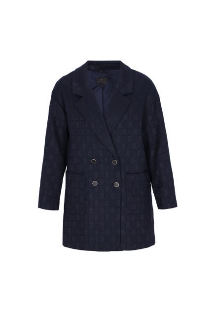 DREIMASTER Mantel navy check