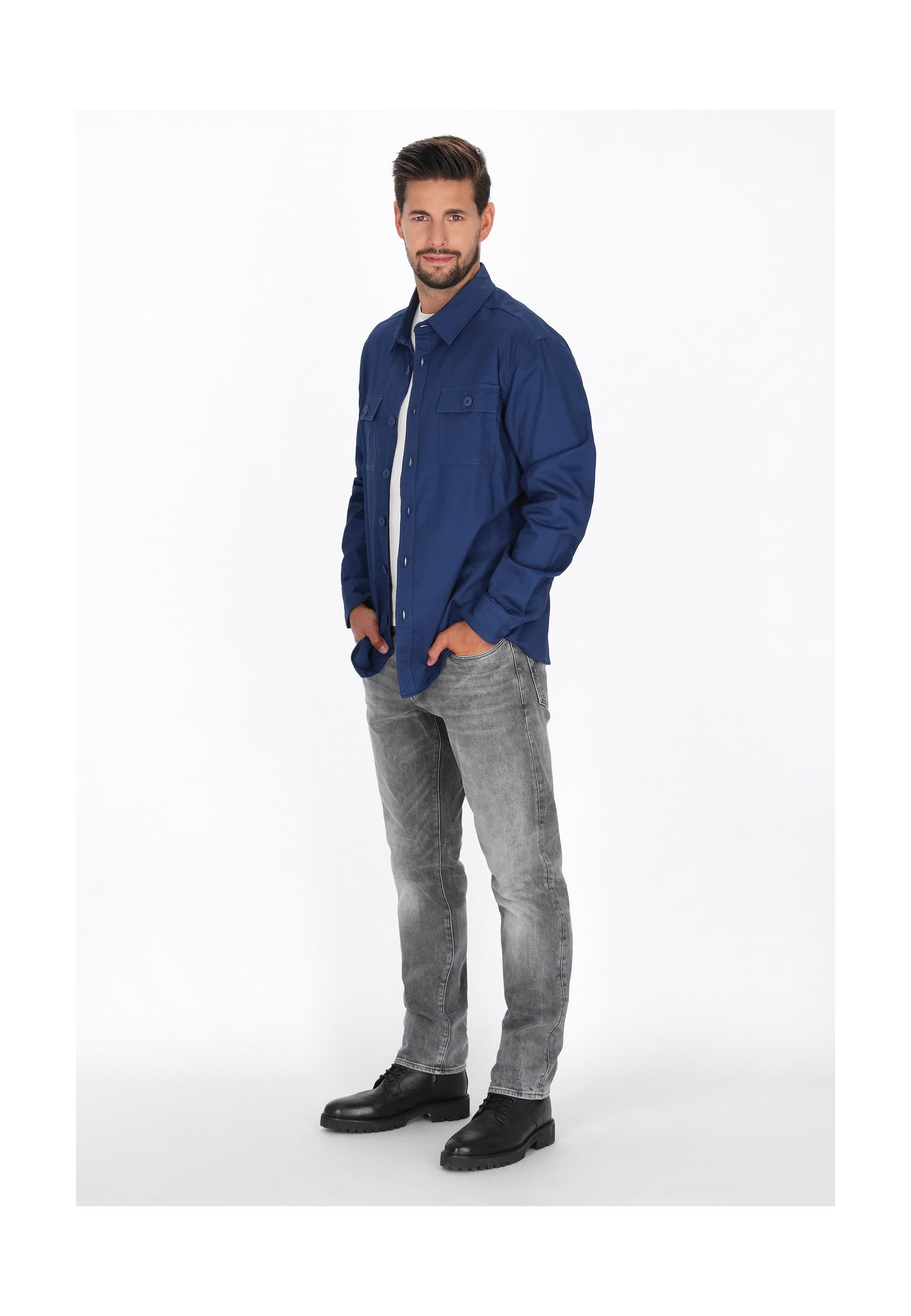 DREIMASTER Longsleeve dark blue, Bild 1