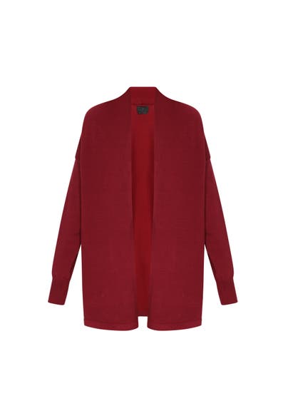 DREIMASTER Strickjacke burgundy
