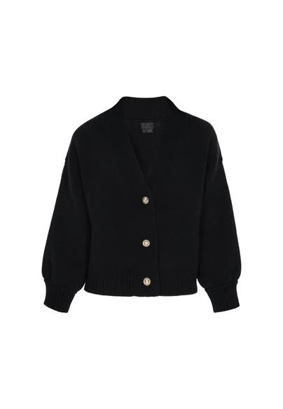DREIMASTER Strickjacke black