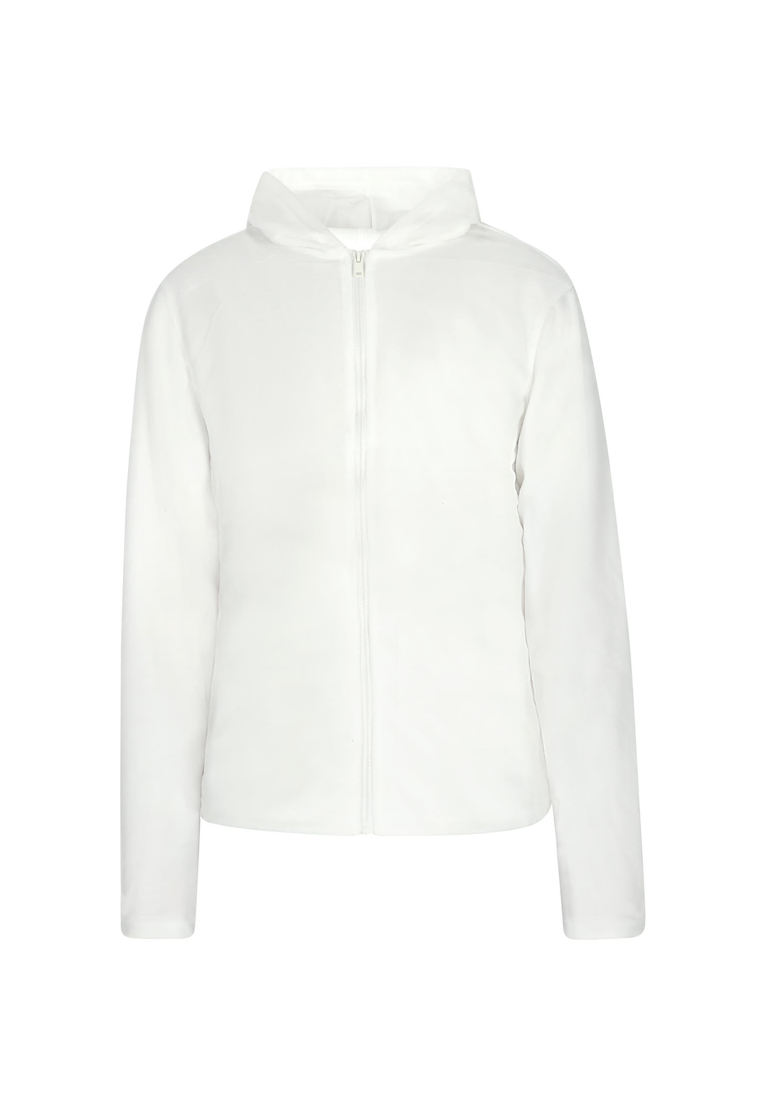 DREIMASTER Fleecejacke Optik Weiss, Bild 1