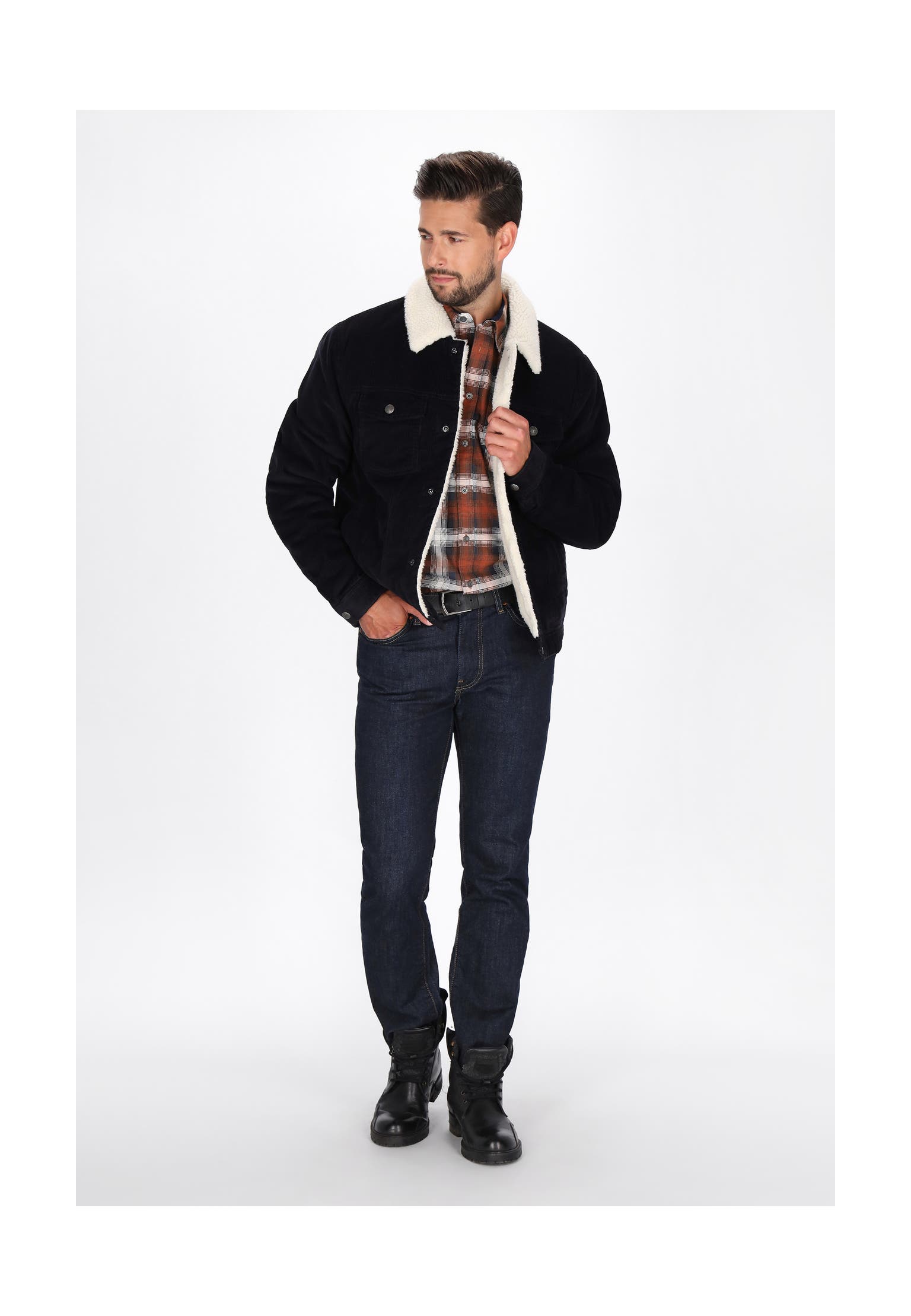 DREIMASTER Übergangsjacke navy, Bild 1