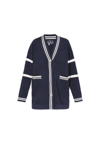 DREIMASTER Strickjacke navy