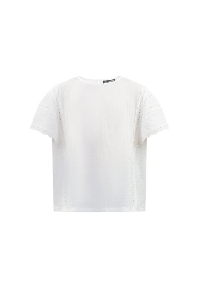 DREIMASTER Bluse Weiss