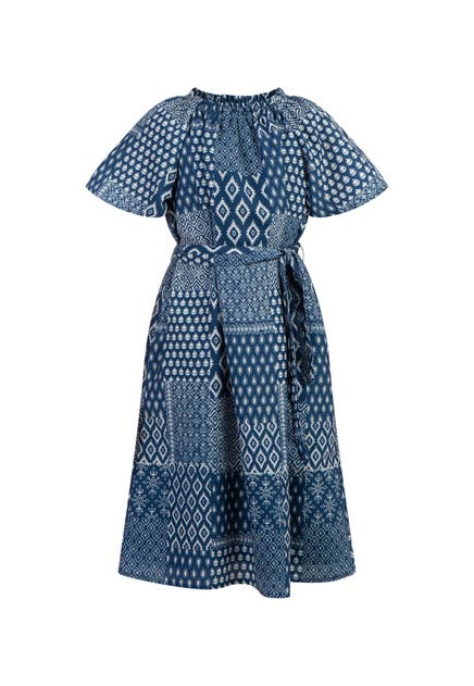 DREIMASTER Kleid DUNKELMARINER DRUCK