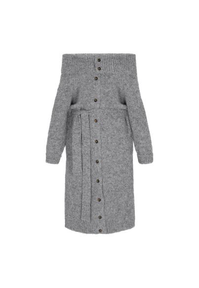 DREIMASTER Strickjacke grey melange