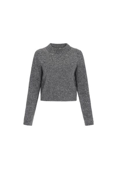 DREIMASTER Pullover dark grey melange