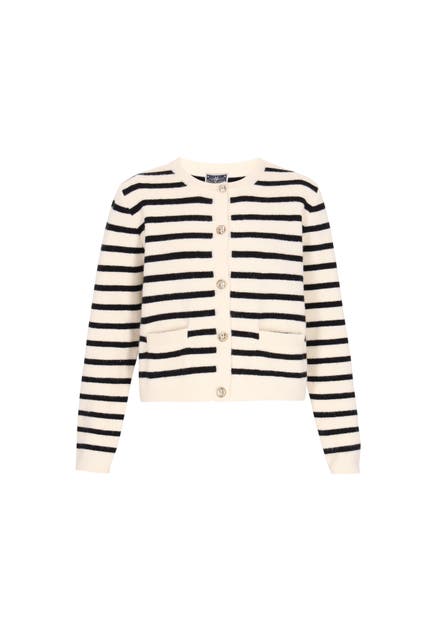 DREIMASTER Strickjacke offwhite black