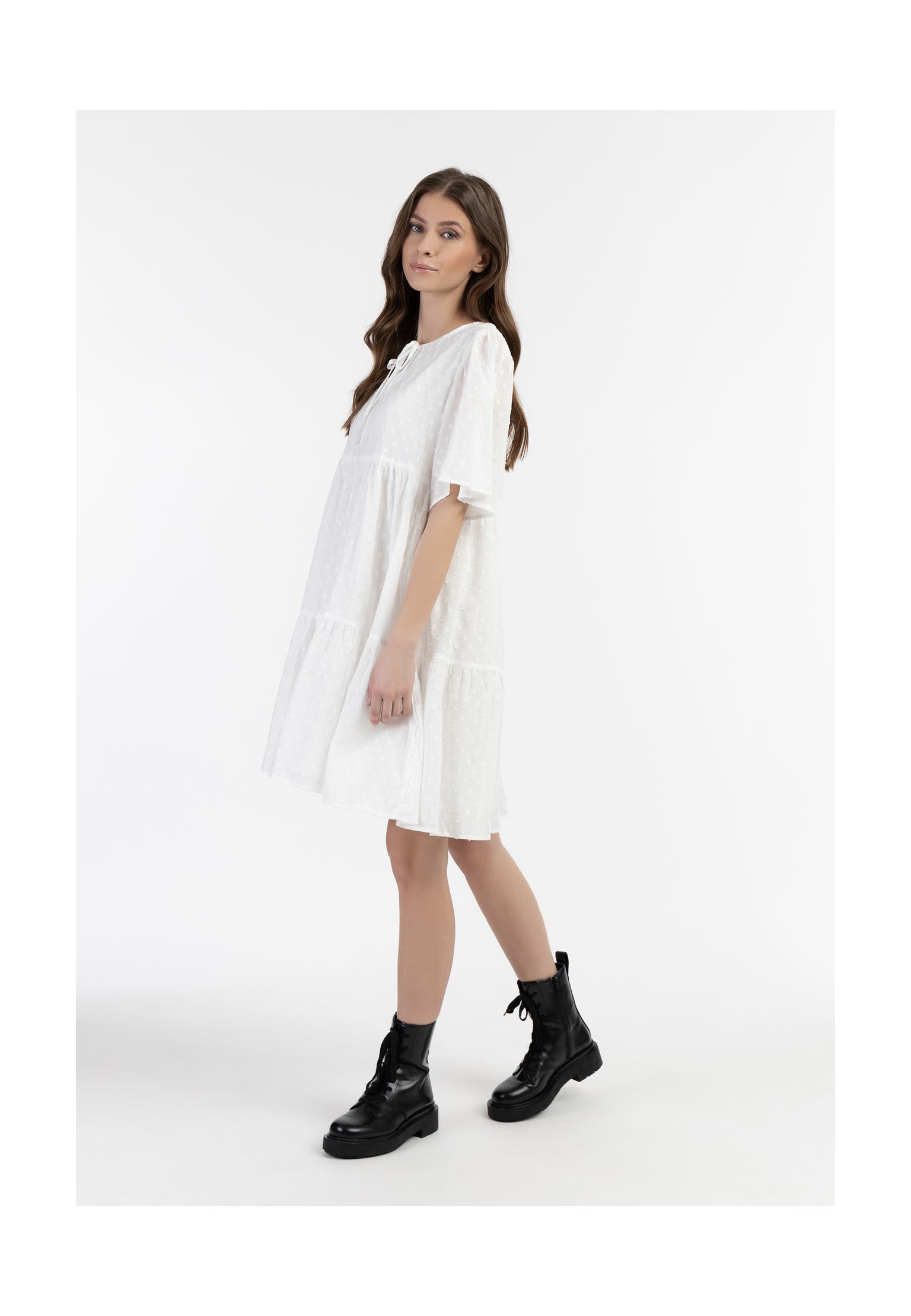 DREIMASTER Casual-Kleid Wollweiss, Bild 1
