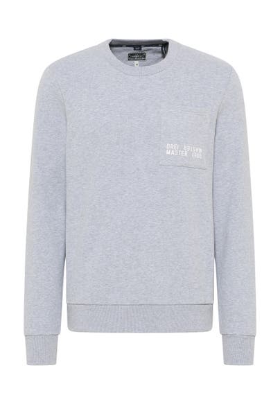 DREIMASTER Sweatshirt Hellgrau Melange