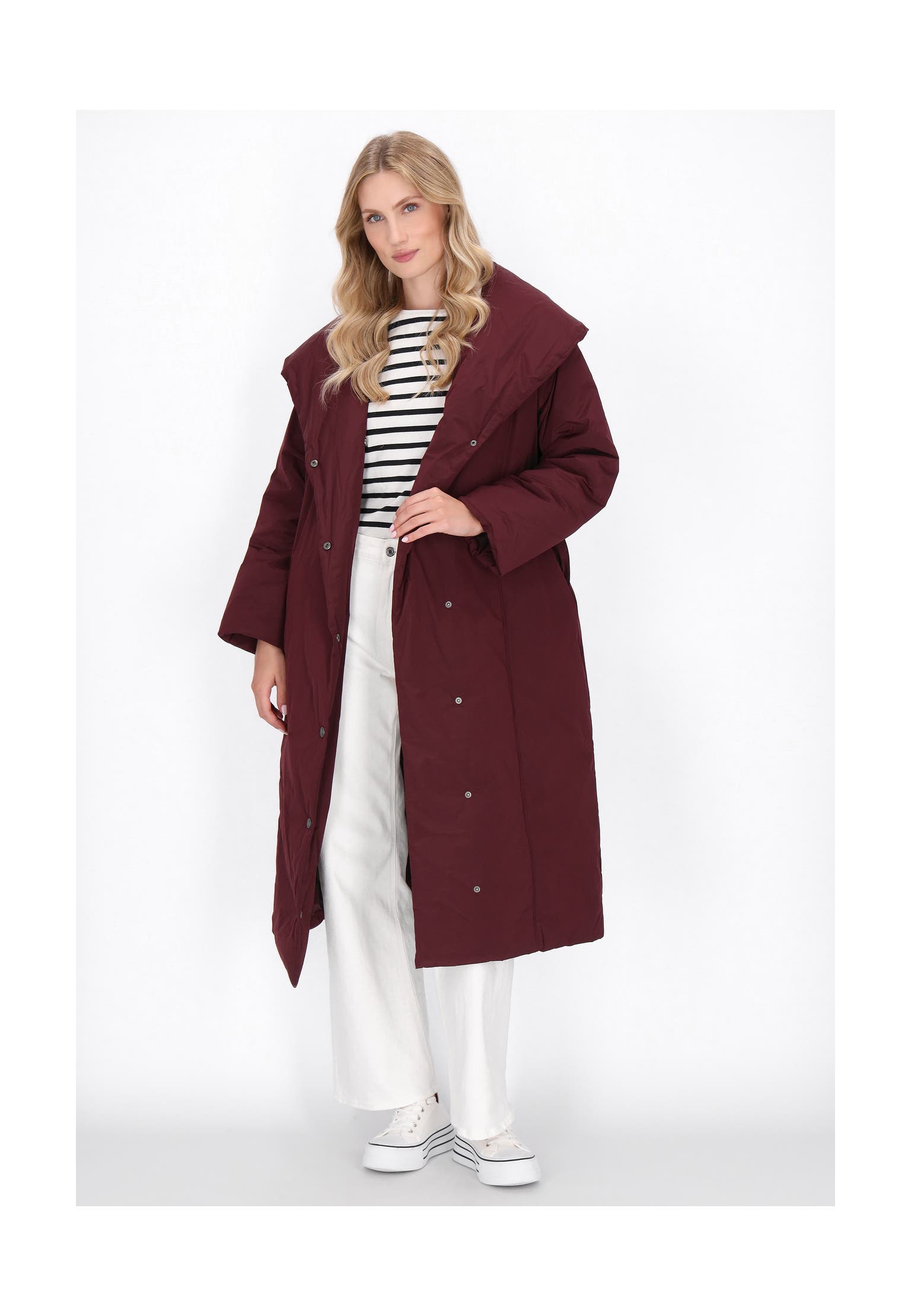 DREIMASTER Mantel wine red, Bild 1