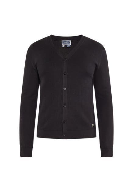 DREIMASTER Strickjacke Schwarz