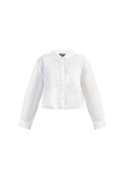 DREIMASTER Casual-Bluse Weiss