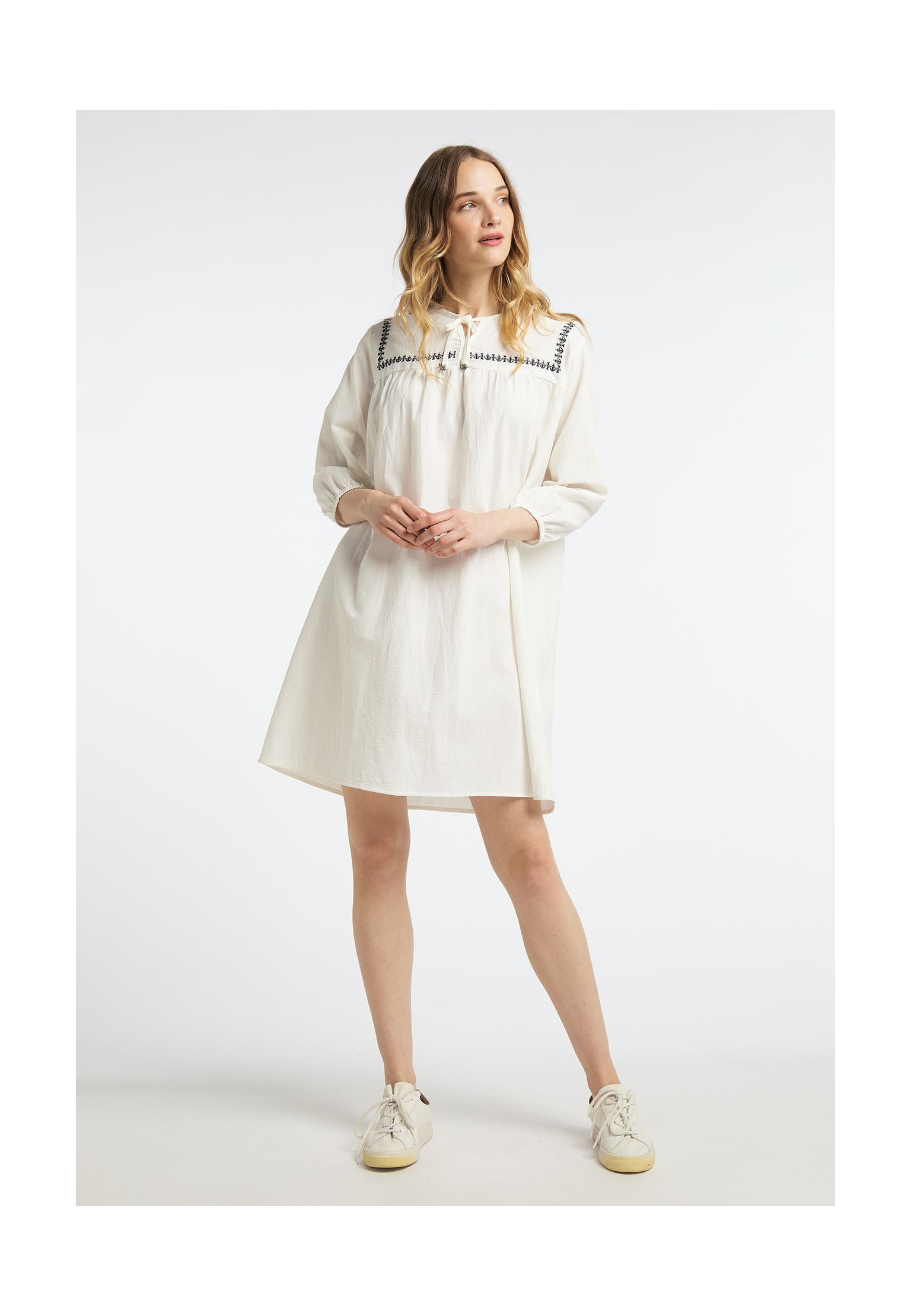 DREIMASTER Casual-Kleid Wollweiss, Bild 1