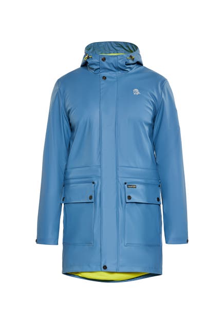 SCHMUDDELWEDDA Regenjacke Stahlblau